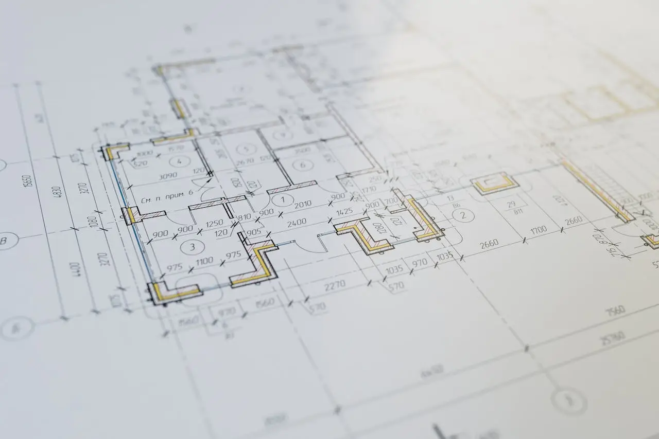 why-choose-us High-resolution close-up of an architectural floor plan showcasing design details.